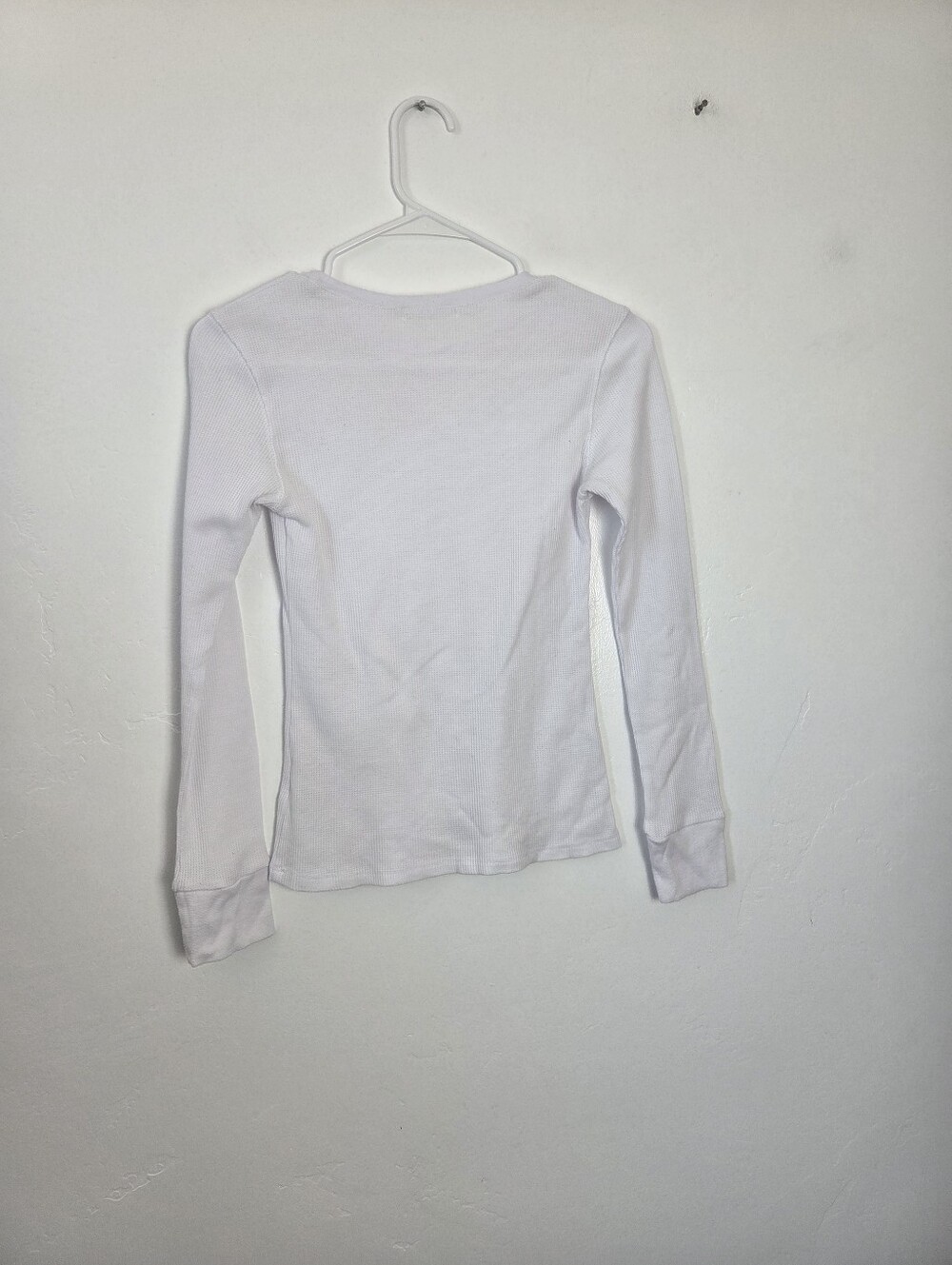 Active Basic White Thermal Shirt Long Sleeve Crew Neckline Base Layer Small - Picture 7 of 8